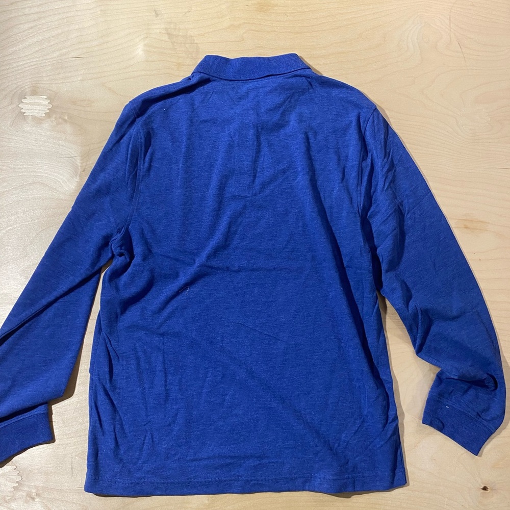 St. John's Bay Classic Blue Polo Shirt Medium (QJ) - Picture 5 of 6